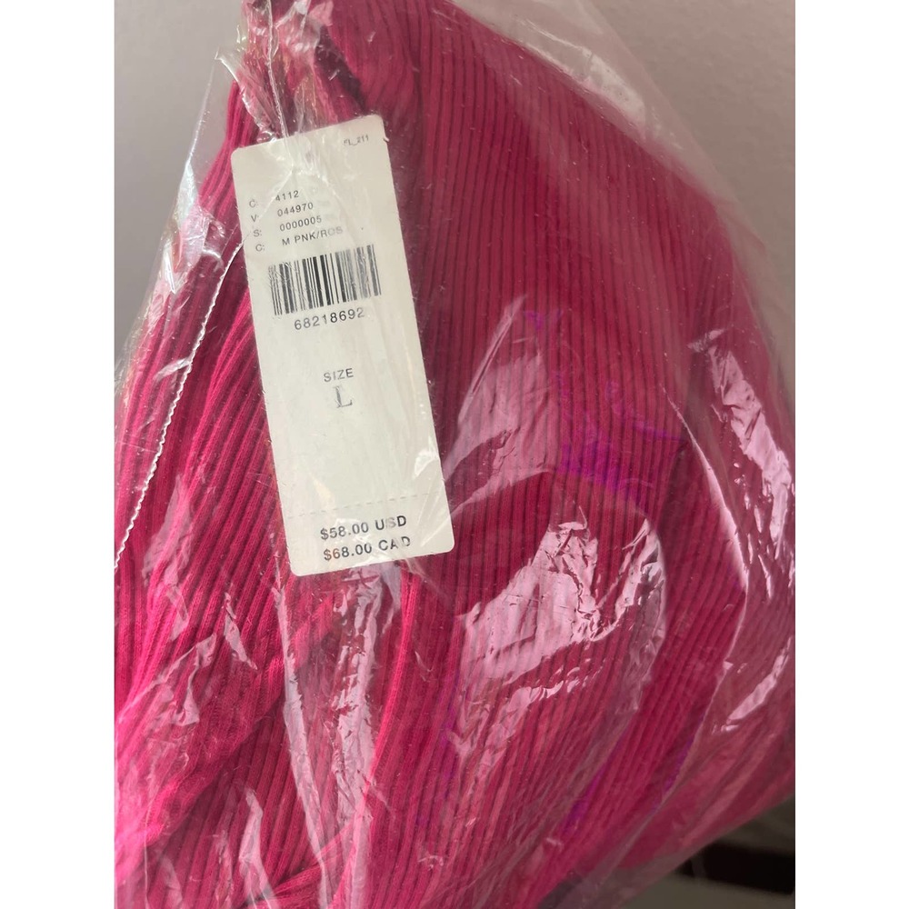 Anthropologie Layered Cutout Tank in Pink Size Large NWT - Picture 7 of 7